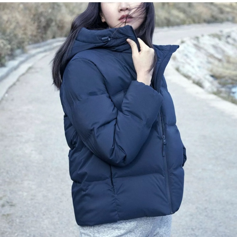Uniqlo seamless short  puffer navy xs